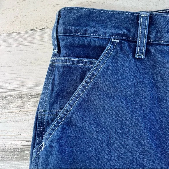 Carhartt Men’s Original Dungaree Fit Carpenter Work Pants Size 38X30
